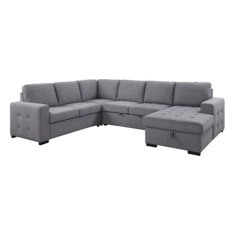 Acme Furniture Nardo Fabric Sleeper Sectional 55545 IMAGE 2