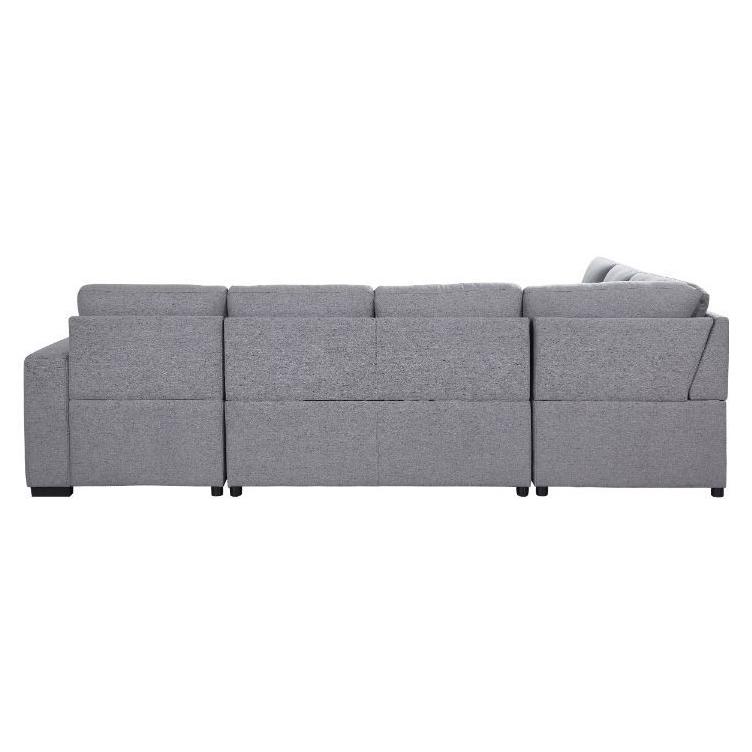 Acme Furniture Nardo Fabric Sleeper Sectional 55545 IMAGE 5