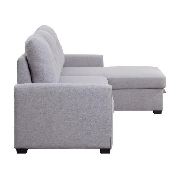 Acme Furniture Amboise Fabric Sleeper Sectional 55550 IMAGE 4