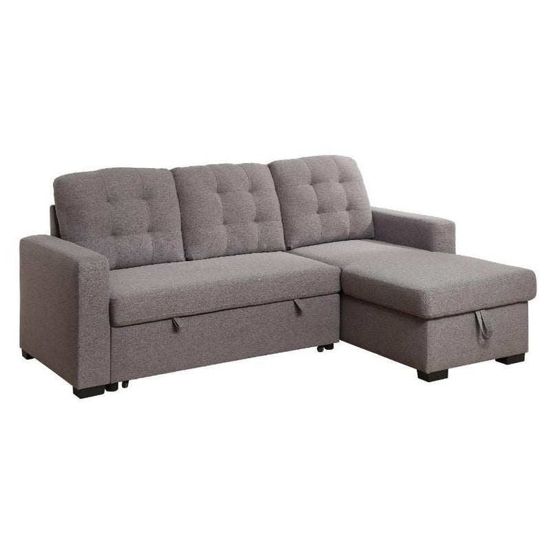 Acme Furniture Chambord Fabric Sleeper Sectional 55555 IMAGE 2