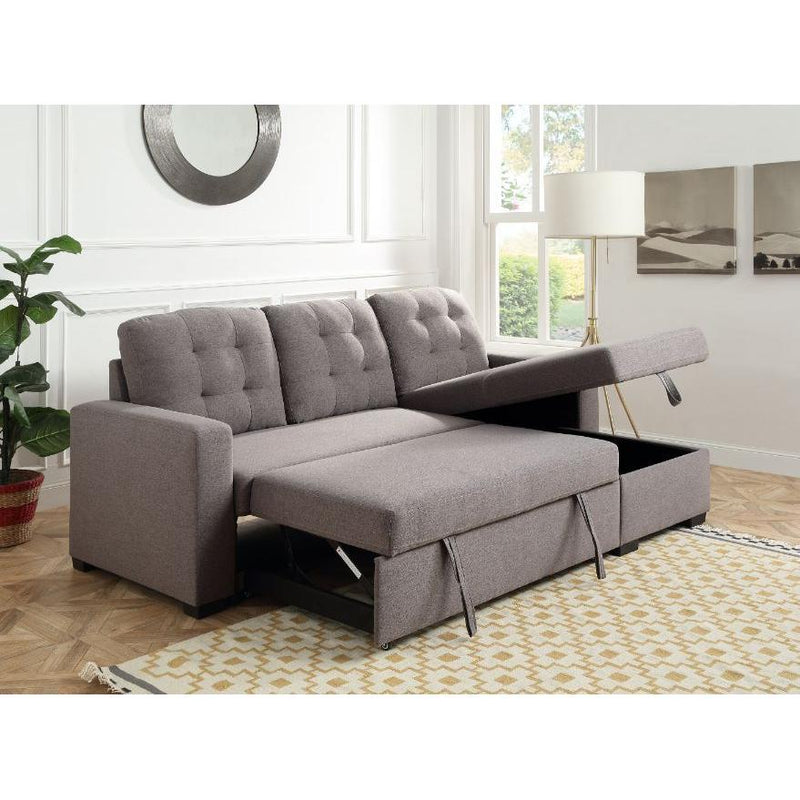 Acme Furniture Chambord Fabric Sleeper Sectional 55555 IMAGE 7