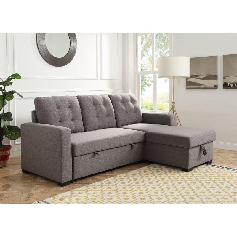 Acme Furniture Chambord Fabric Sleeper Sectional 55555 IMAGE 8