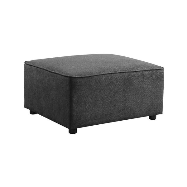 Acme Furniture Silvester Fabric Ottoman 56876 IMAGE 1