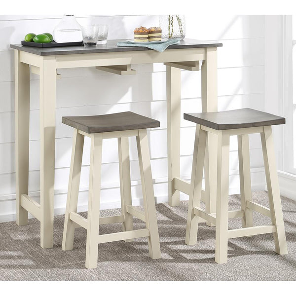 Acme Furniture Yobanna 3 pc Counter Height Dinette 73860 IMAGE 1