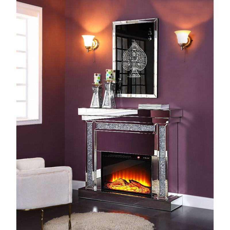 Acme Furniture Noralie Freestanding Electric Fireplace 90470 IMAGE 5