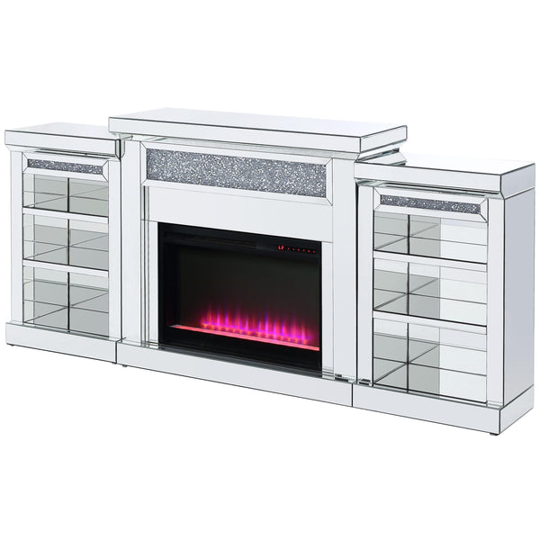 Acme Furniture Noralie Freestanding Electric Fireplace 90655 IMAGE 1