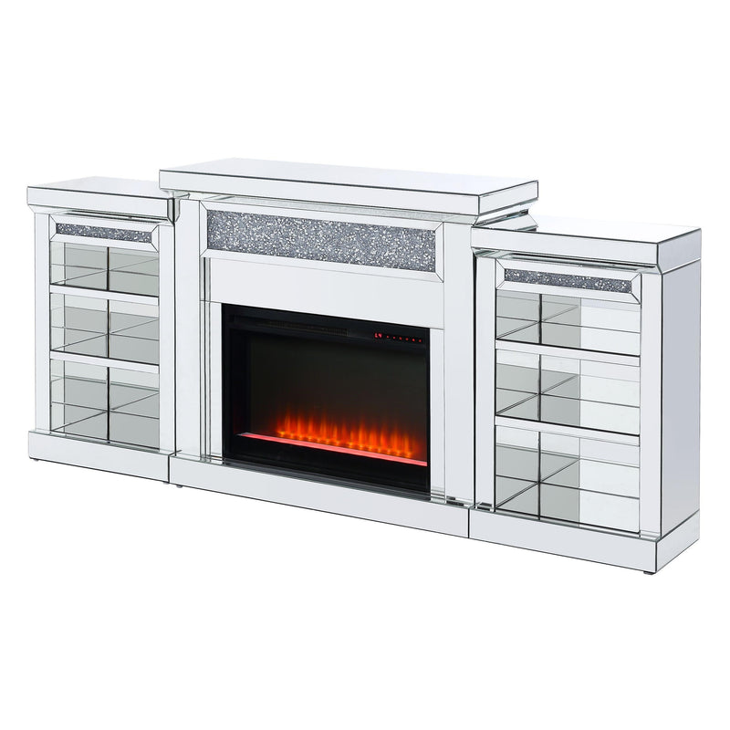 Acme Furniture Noralie Freestanding Electric Fireplace 90655 IMAGE 2