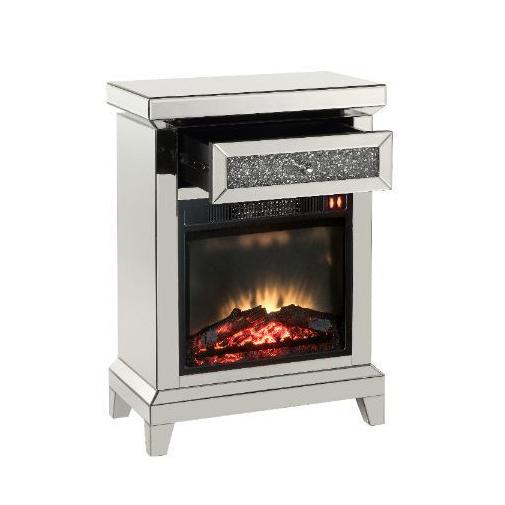 Acme Furniture Noralie Freestanding Electric Fireplace 90866 IMAGE 3
