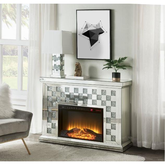Acme Furniture Noralie Freestanding Electric Fireplace 90872 IMAGE 3