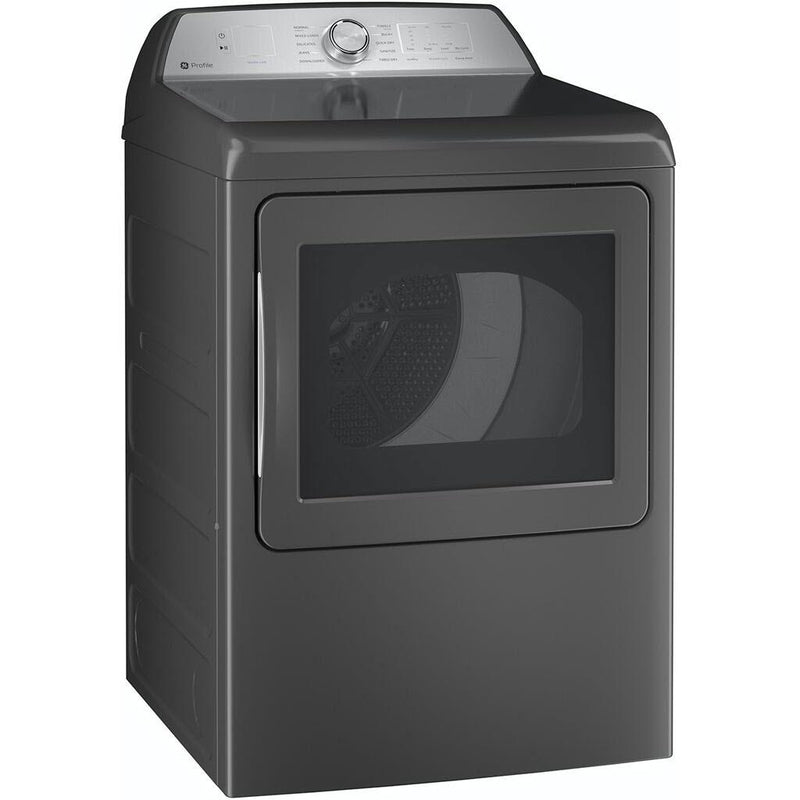 GE Profile 7.4 cu.ft. Electric Dryer with Wi-Fi PTD60EBPRDG IMAGE 2