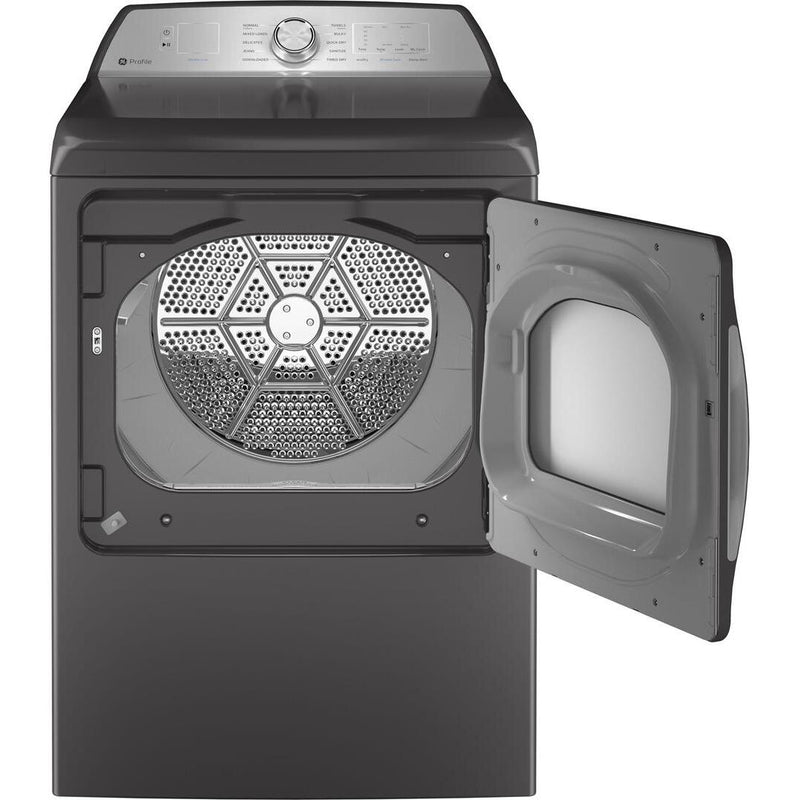 GE Profile 7.4 cu.ft. Electric Dryer with Wi-Fi PTD60EBPRDG IMAGE 4
