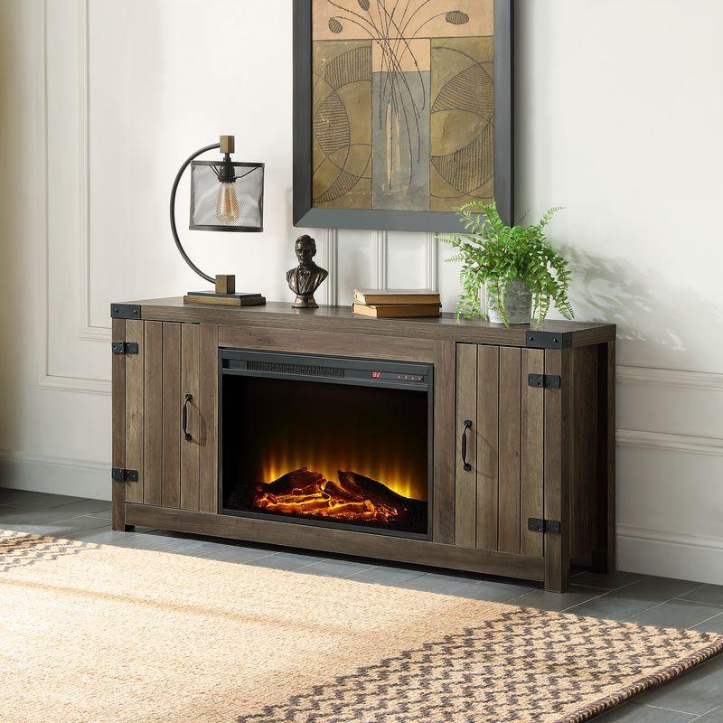 Acme Furniture Tobias Freestanding Electric Fireplace AC00275 IMAGE 4