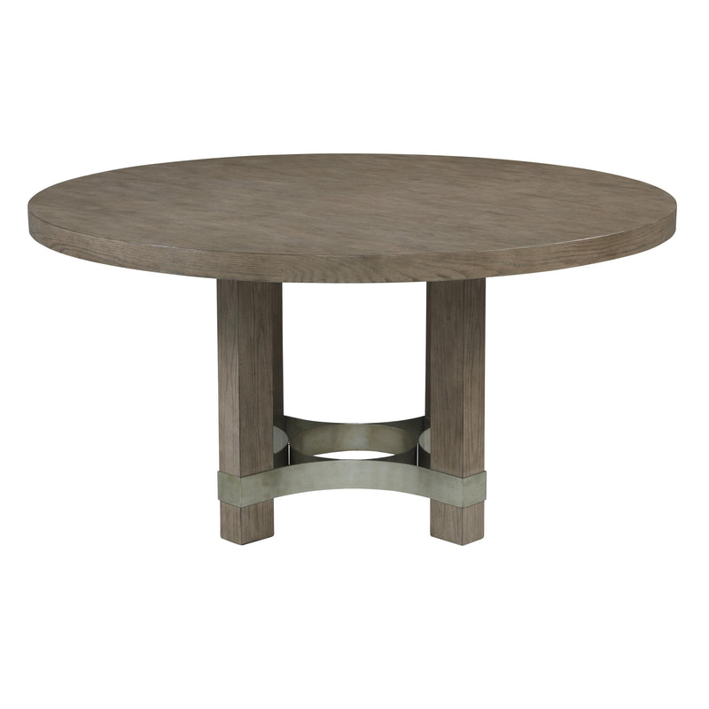 Signature Design by Ashley Round Chrestner Dining Table with Pedestal Base D983-50 IMAGE 2