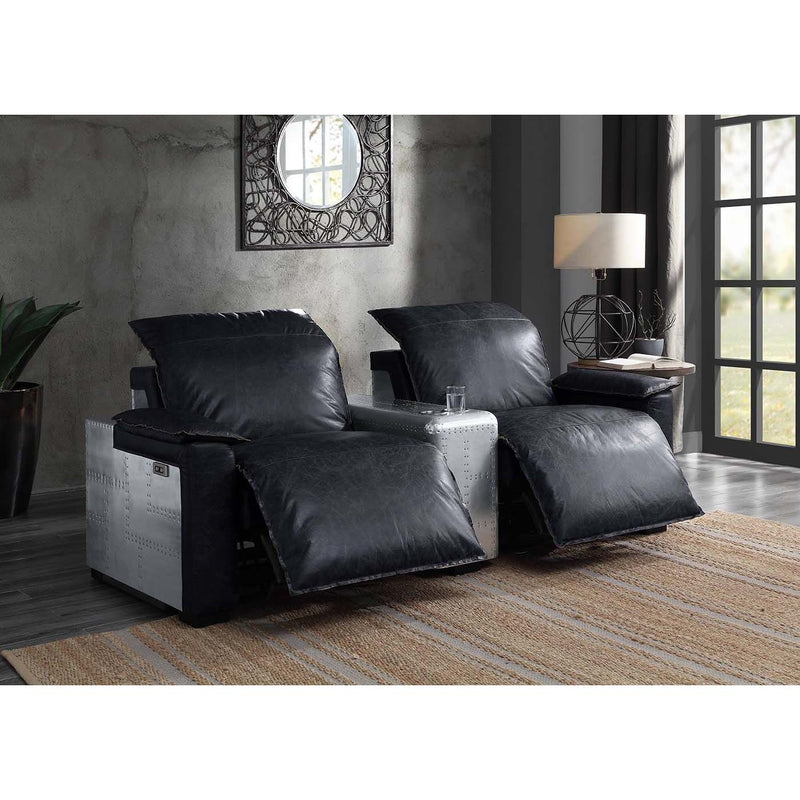 Acme Furniture Misezon Leather 2-seat Home Theatre Seating with Wall Recline 59952 IMAGE 9