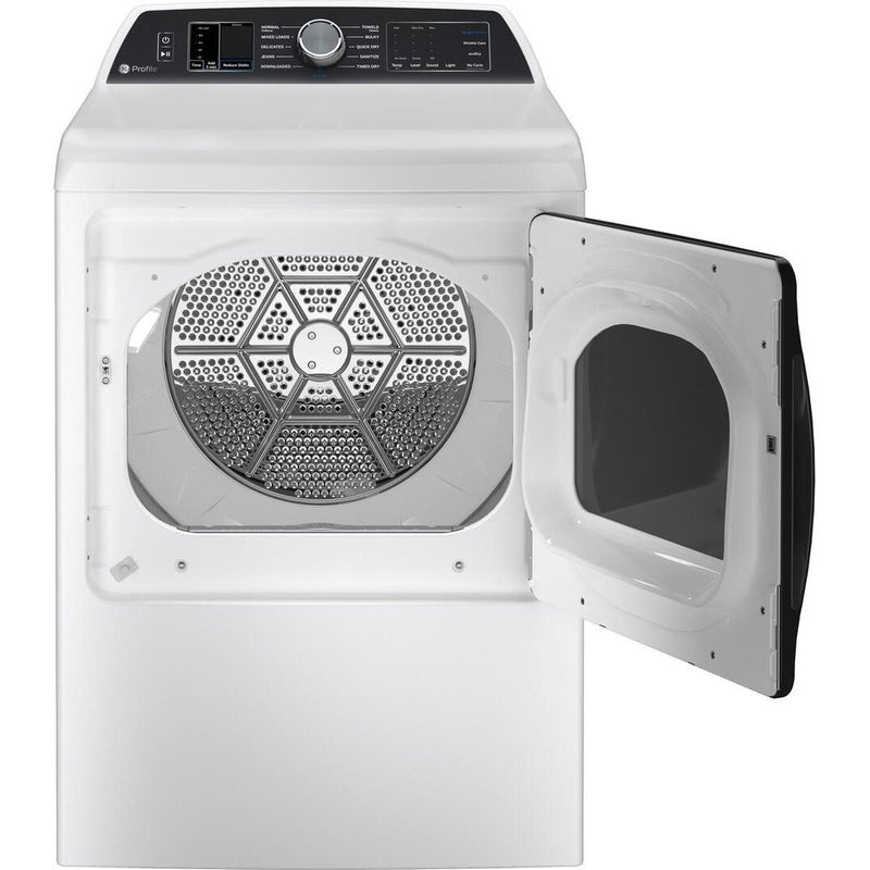 GE Profile 7.4 cu. ft. Gas Dryer with Sanitize Cycle PTD70GBSTWS IMAGE 2