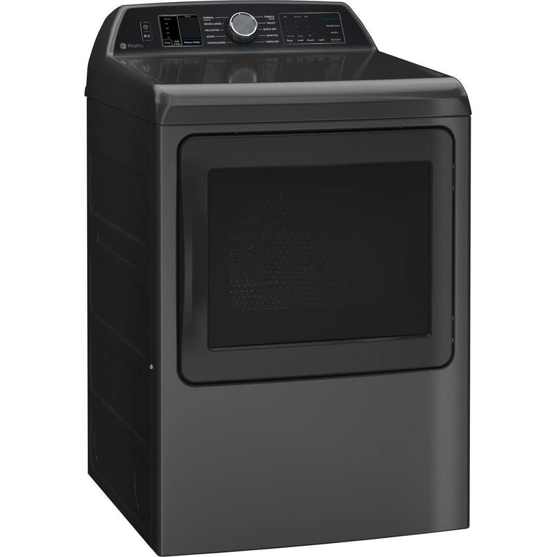 GE Profile 7.4 cu. ft. Electric Dryer with Sanitize Cycle PTD70EBPTDG IMAGE 3