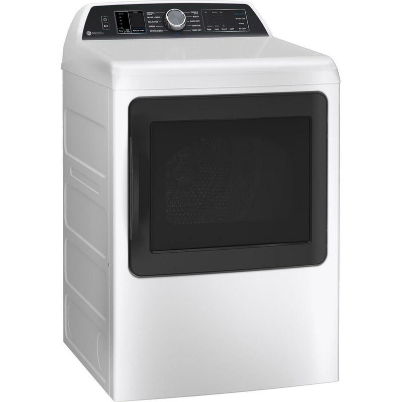 GE Profile 7.4 cu. ft. Electric Dryer with Sanitize Cycle PTD70EBSTWS IMAGE 3