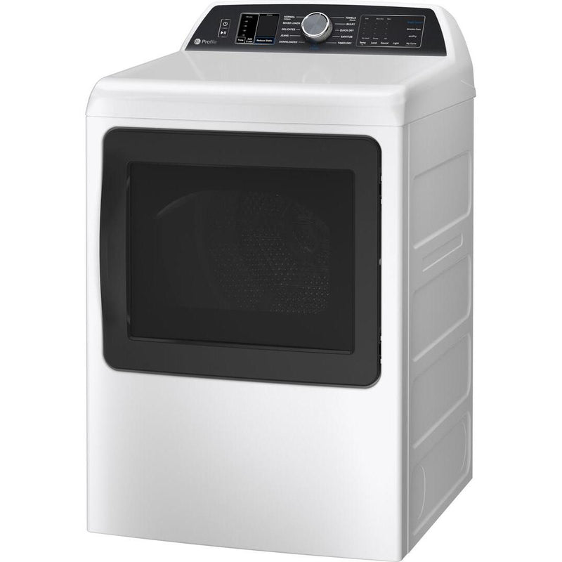 GE Profile 7.4 cu. ft. Electric Dryer with Sanitize Cycle PTD70EBSTWS IMAGE 4