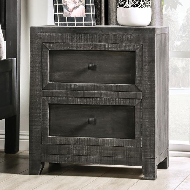 Furniture of America Oakridge 2-Drawer Nightstand EM7074DG-N IMAGE 3