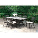 Charissa Antique Black/Beige Arm Chair (4/CTN) - BWO Furniture & Mattresses