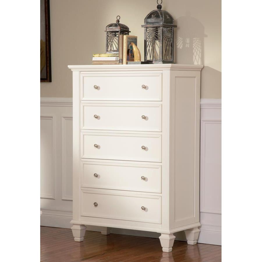 Coaster Furniture Sandy Beach 5-Drawer Chest 201305 Coaster Furniture Sandy Beach 5-Drawer Chest 201305