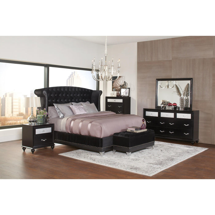 Coaster Furniture Barzini 300643KW 6 pc California King Upholstered Bedroom Set IMAGE 1