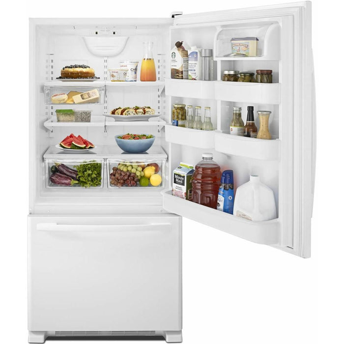 Amana 33in 22cu.ft. Bottom Mount Freezer Refrigerator ABB2224BRW IMAGE 4