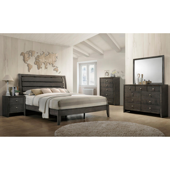 Crown Mark Evan B4720 7 pc King Panel Bedroom Set IMAGE 1