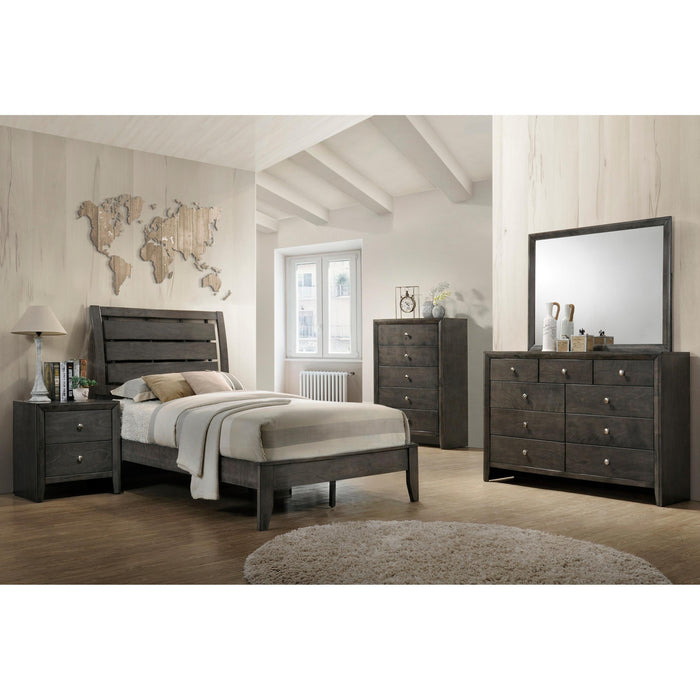 Crown Mark Evan B4720 7 pc Twin Panel Bedroom Set IMAGE 1