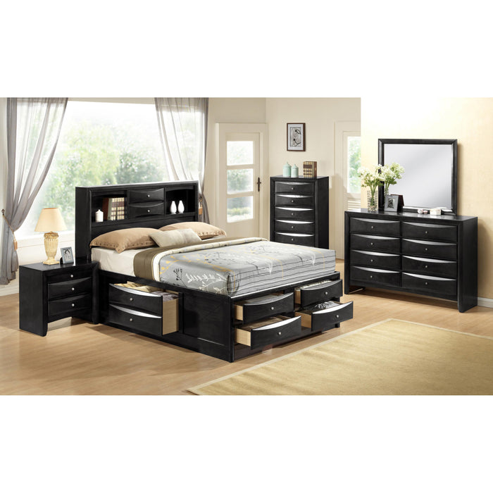 Crown Mark Emily B4285 6 pc King Storage Bedroom Set IMAGE 1