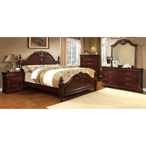 Furniture of America Mandura CM7260Q 6 pc Queen Poster Bedroom Set IMAGE 1