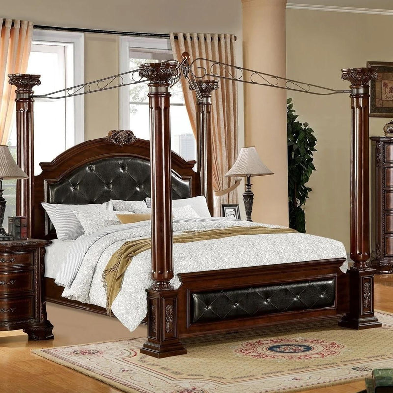 Furniture of America Mandalay CM7271Q 6 pc Queen Canopy Bedroom Set IMAGE 2