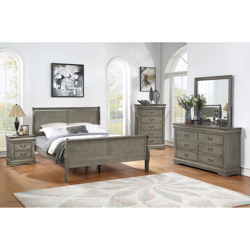 Crown Mark Louis Philip B3550 7 pc Twin Sleigh Bedroom Set IMAGE 1