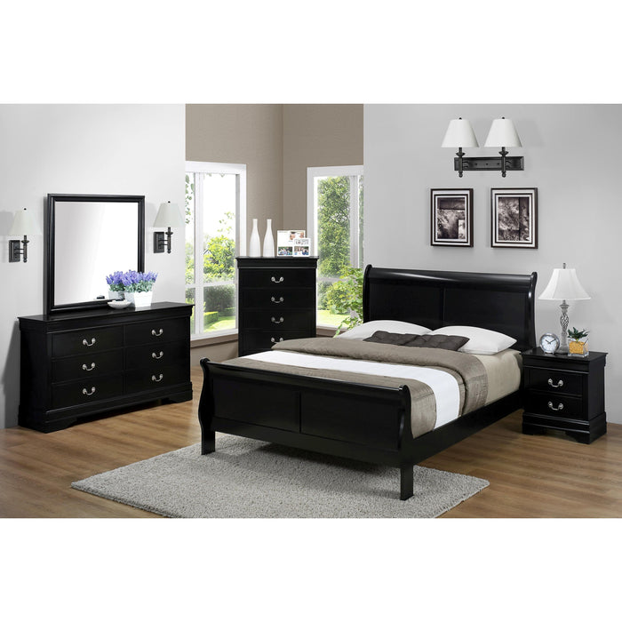 Crown Mark Louis Philip B3950 7 pc Full Sleigh Bedroom Set IMAGE 1