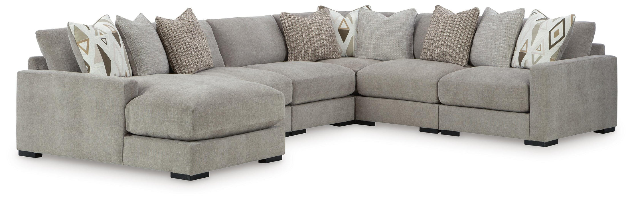 Aslan Court Sectional with Chaise - BWO Furniture & Mattresses