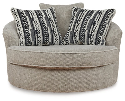 Calnita Oversized Swivel Accent Chair - BWO Furniture & Mattresses