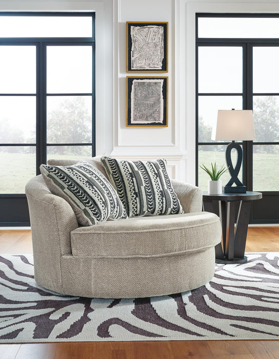 Calnita Oversized Swivel Accent Chair - BWO Furniture & Mattresses