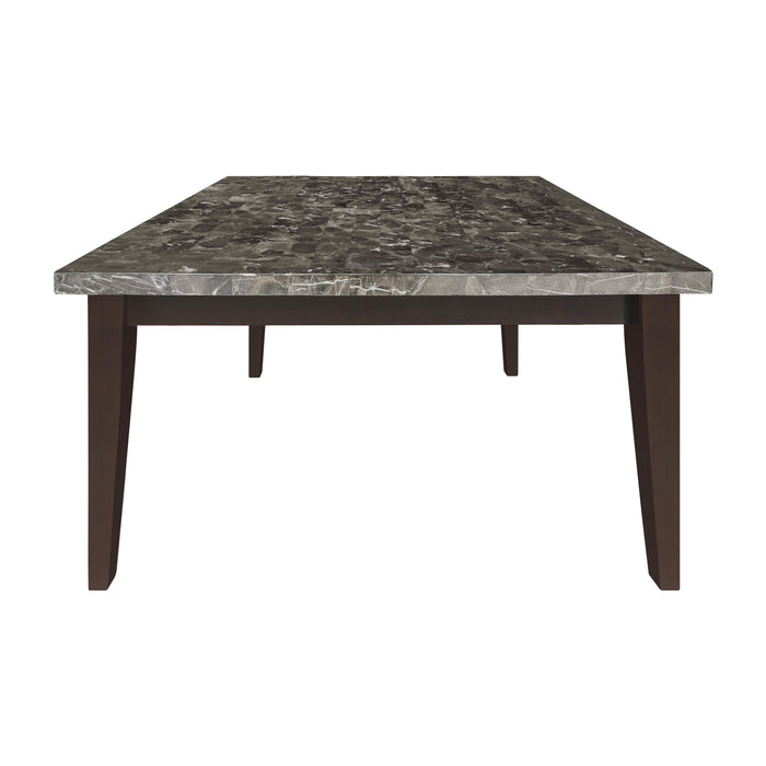 Homelegance Square Decatur Counter Height Dining Table with Marble Top 2456-36 IMAGE 3