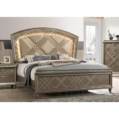 Crown Mark Cristal B7800 6 pc Queen Panel Bedroom Set IMAGE 2