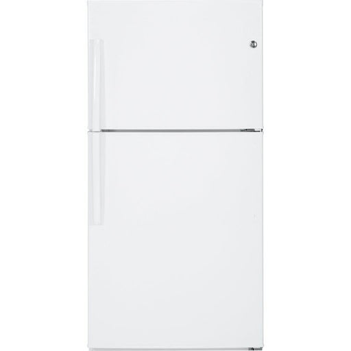 GE 33-inch, 21.2 cu. ft. Top Freezer Refrigerator with Ice Maker GIE21GTHWW IMAGE 1