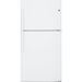 GE 33-inch, 21.2 cu. ft. Top Freezer Refrigerator with Ice Maker GIE21GTHWW IMAGE 1