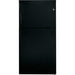 GE 33-inch, 21.2 cu. ft. Top Freezer Refrigerator GTE21GTHBB IMAGE 1