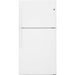 GE 33-inch, 21.2 cu. ft. Top Freezer Refrigerator GTE21GTHWW IMAGE 1