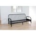 Acme Furniture Alfonso Metal Futon Frame 02172BK IMAGE 1