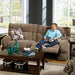 Catnapper Siesta Power Reclining Fabric Sofa 61761 1983-49/1984-49 IMAGE 2