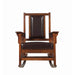 Coaster Furniture Leatherette Rocking Chair 600058 IMAGE 2