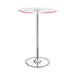 Coaster Furniture Round Pub Height Dining Table with Glass Top and Pedestal Base 122400 IMAGE 2