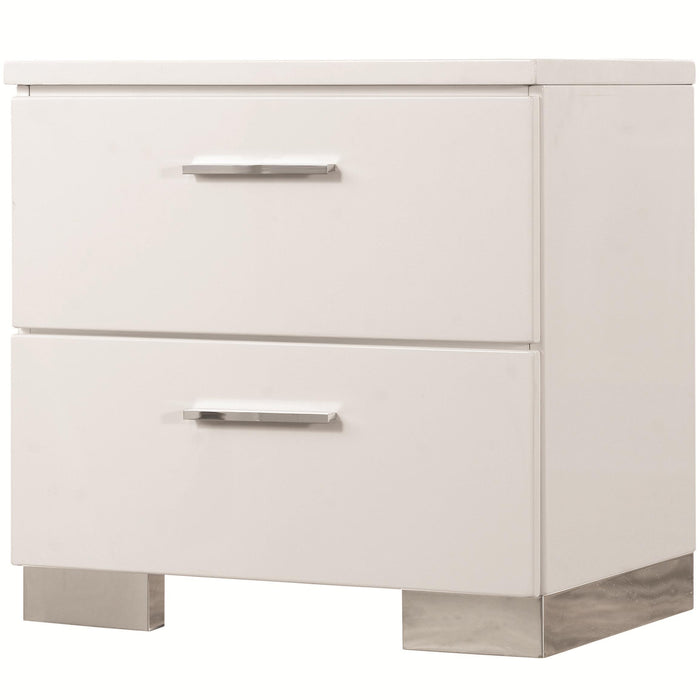 Coaster Furniture Felicity 2-Drawer Nightstand 203502 IMAGE 1