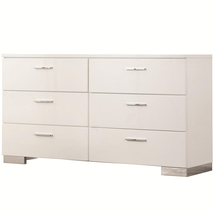 Coaster Furniture Felicity 6-Drawer Dresser 203503 IMAGE 1