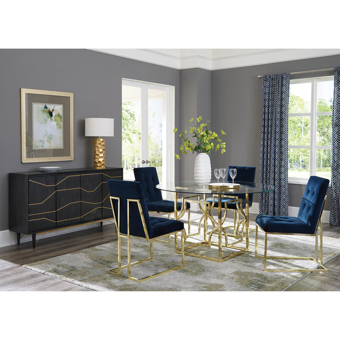 Coaster Furniture Starlight 6 pc Dining Set IMAGE 1